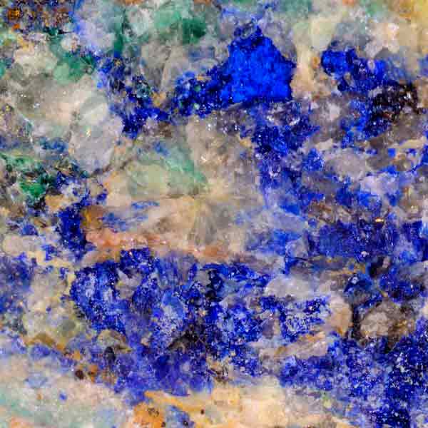 mineral azurita