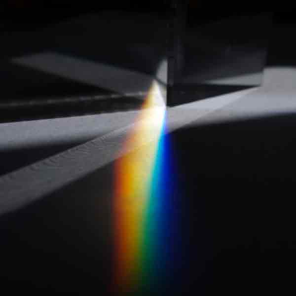 prismas de cristal Newton